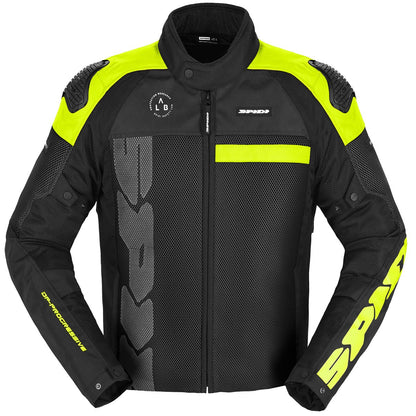 Chaqueta Spidi Progressive Net Windout amarillo flúor