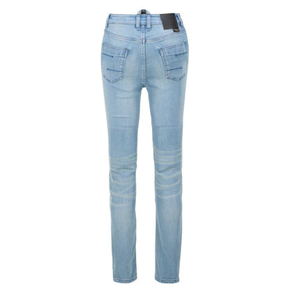 Pantalón vaquero Spidi J-Fit Superslim HW Lady azul medio desgastado