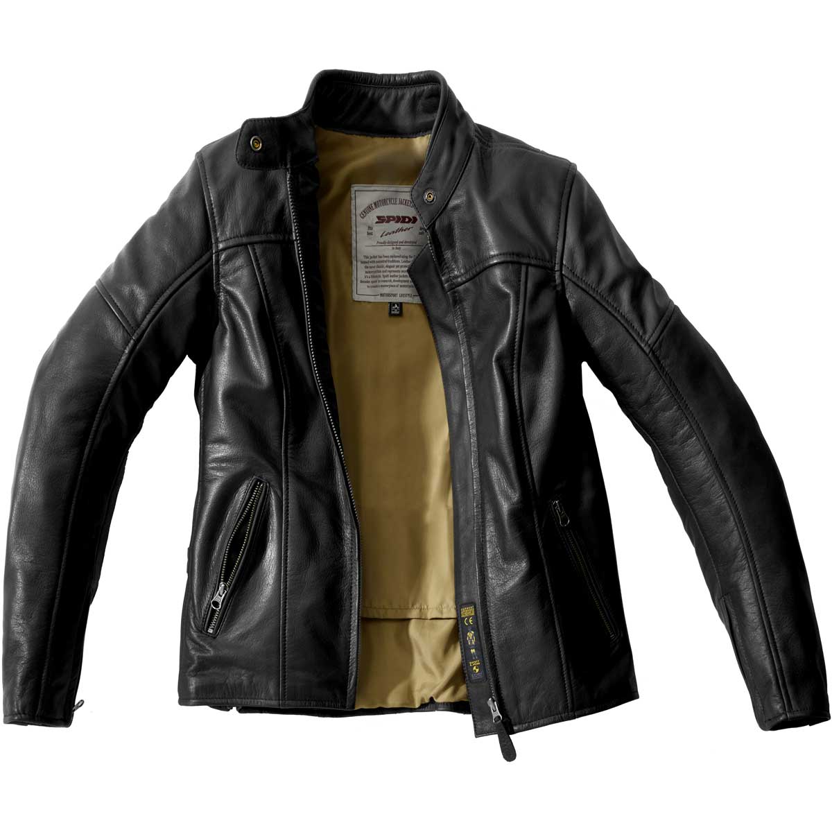 Chaqueta de piel Spidi Rock Lady negro