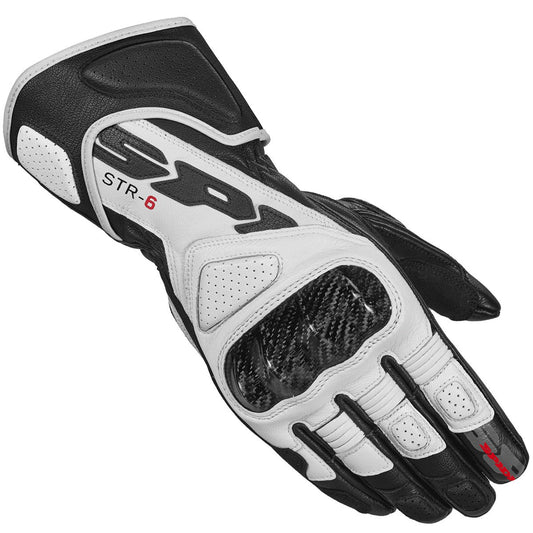 Guantes Spidi STR-6 negro blanco