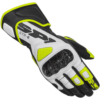 Guantes Spidi STR-6 negro amarillo