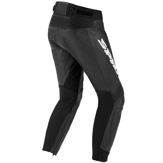 Pantalón de piel Spidi Teker 2 negro / blanco