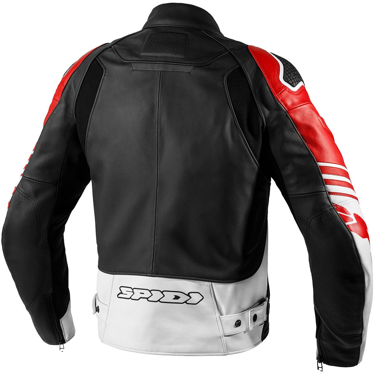 Chaqueta de piel Spidi Track Warrior rojo