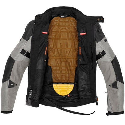 Chaqueta de piel Spidi Vent Pro negro / hielo