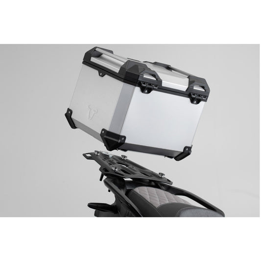 Sistema topcase SW-Motech TRAX ADV plata + Adventure-Rack GPT.06.799.70000/S