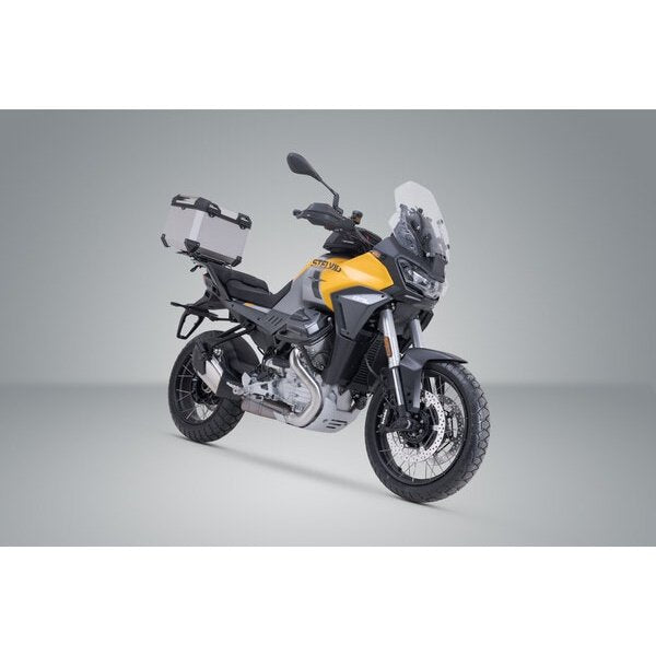 Sistema topcase SW-Motech TRAX ADV plata Moto Guzzi Stelvio