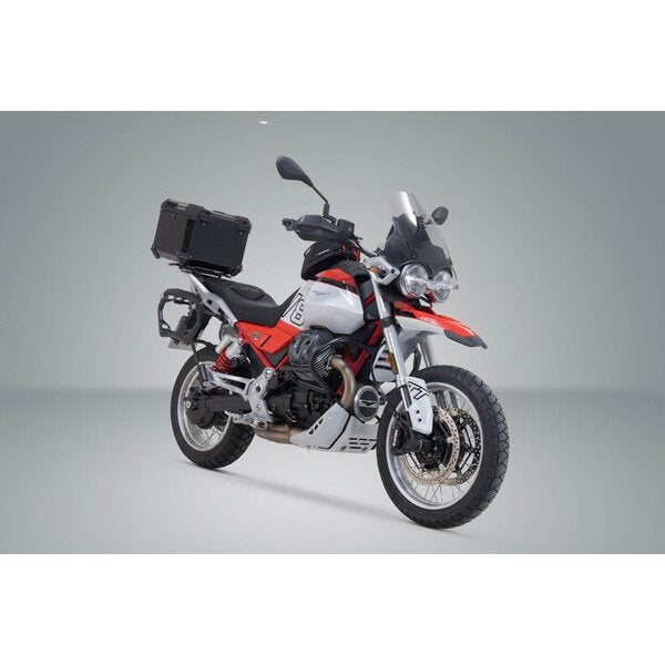 Sistema topcase SW-Motech TRAX ADV negro Moto Guzzi V85 TT